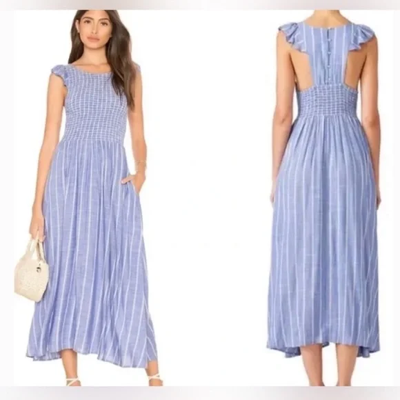 knee length dresses for ladies Angel Eyes Chambray Midi Dress  Z SUPPLY